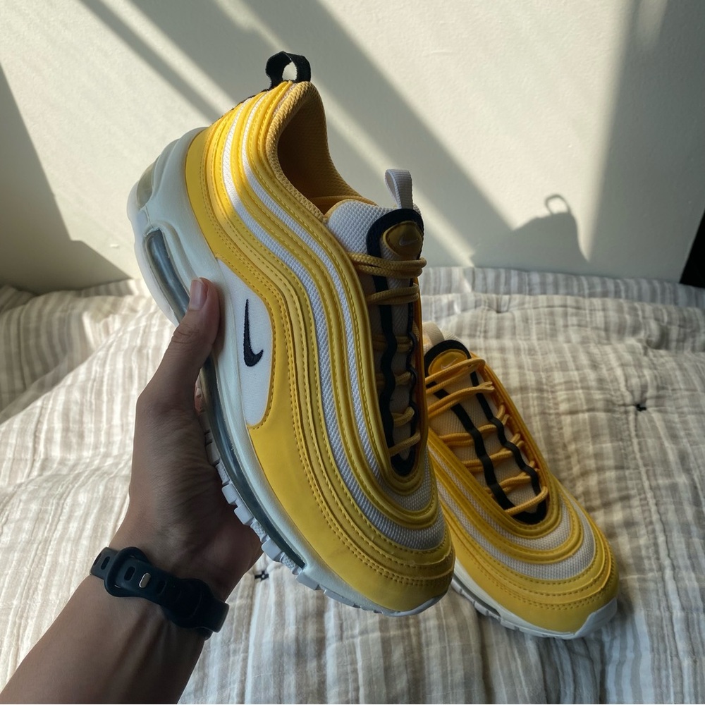 Nike Air Max 97 - Topaz Gold / White “Taxi”